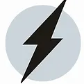 single lightning electricity icon matchi